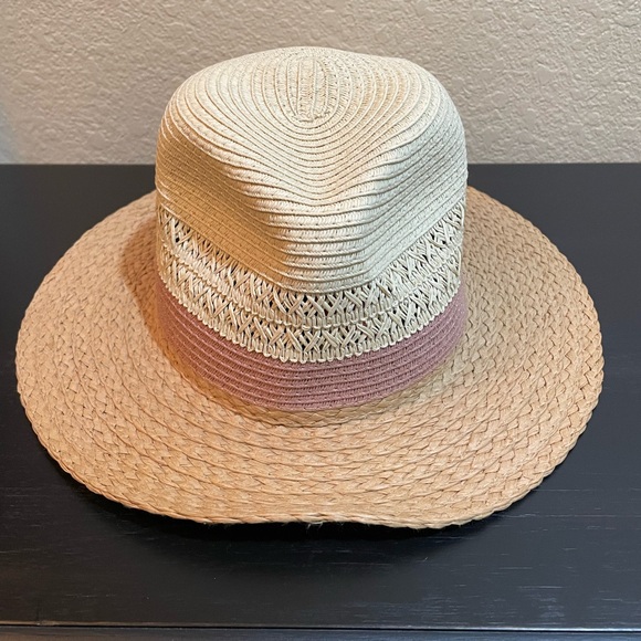 David and Young Accessories - Mixed Straw Panama Hat